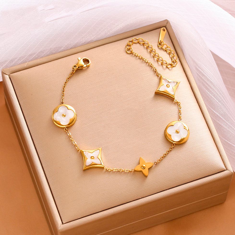 Pulseira Trevo de Quatro Folhas